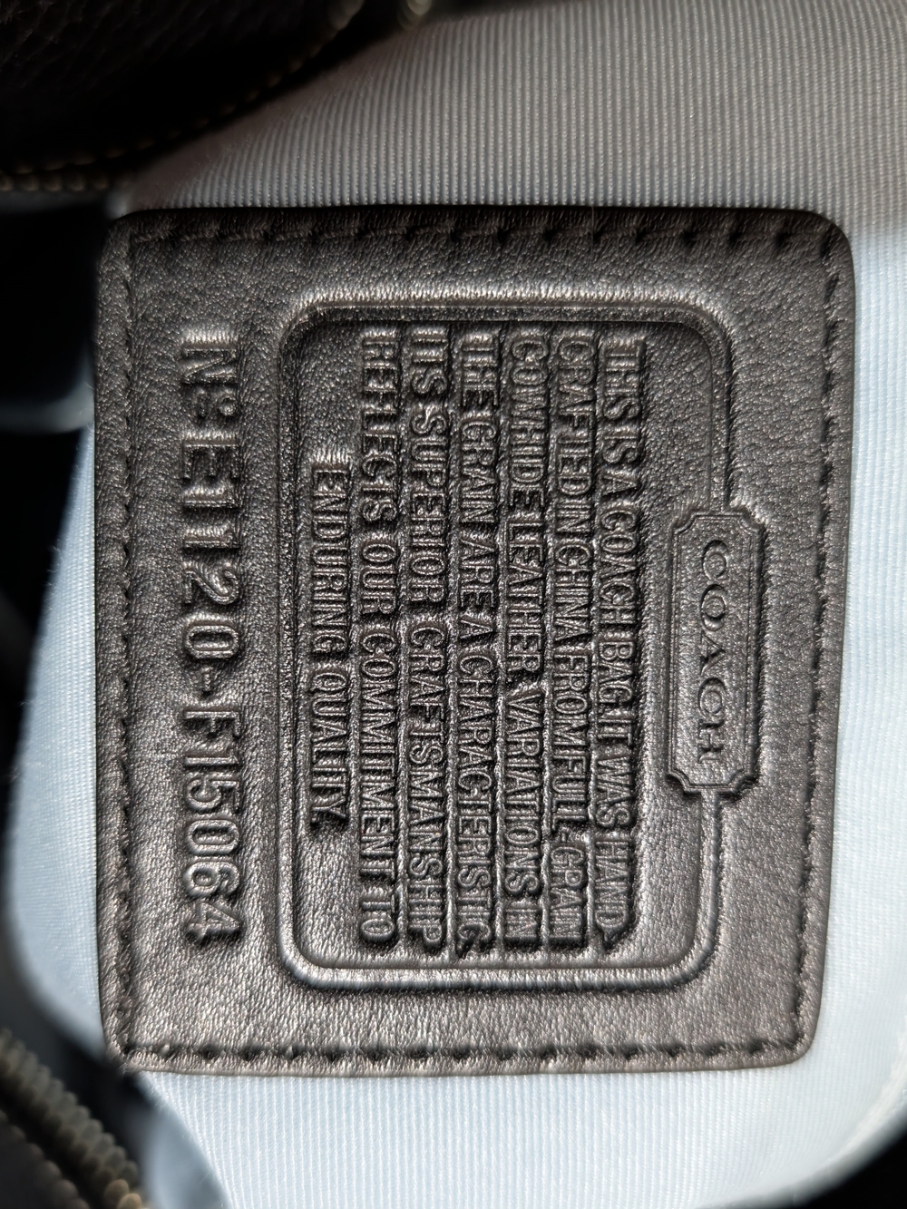 Coach Black Leather Shoulder Bag - Picture 10 of 11